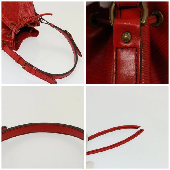 LOUIS VUITTON Epi Noe Shoulder Bag Red M44007 LV Auth 77221 - Picture 16 of 16